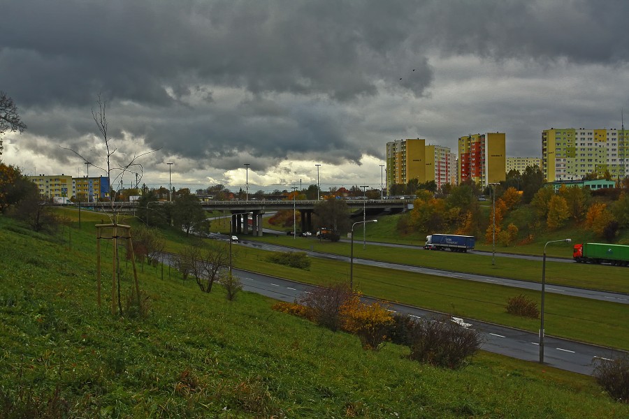 Widok z osiedla Wyżyny
