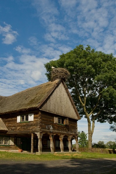 Chrystkowo - dom podcieniowy z 1770 roku 