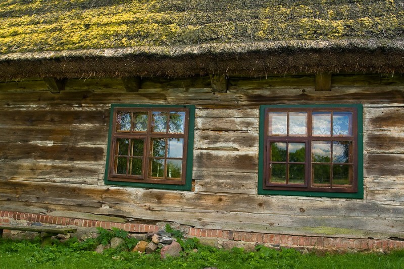 Chrystkowo - dom podcieniowy z 1770 roku 