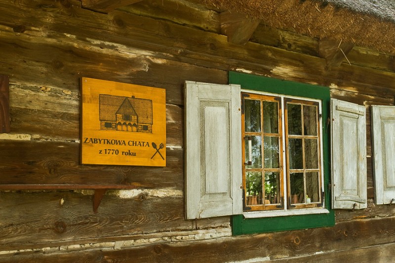 Chrystkowo - dom podcieniowy z 1770 roku 
